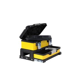 Ящик инструментальный STANLEY 20 см, 2 секции, металлопластик 54,5x28x33,5 см, фото  | SNABZHENIE.com.ua