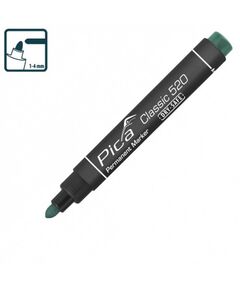 Маркер перманентний Pica Classic 520/36, зелений, довжина 36 см, фото  | SNABZHENIE.com.ua