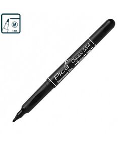 Маркер перманентний Pica Classic 534/46, чорний, тонкий, 1 шт., фото  | SNABZHENIE.com.ua