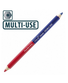 Олівець універсальний Pica Classic DOUBLE 559, мультиматеріал синьо/червоний 18 см (50), фото  | SNABZHENIE.com.ua