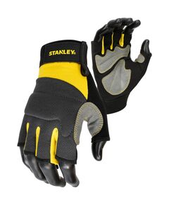 Перчатки Stanley универсальные открытые с накладками на ладони, фото  | SNABZHENIE.com.ua