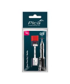 Запасные стержни PICA 7031/SB Fine Dry красный 0,9мм, 12шт, фото  | SNABZHENIE.com.ua