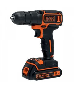 Акумуляторна дрель-шуруповерт BLACK+DECKER BDCD18, 18 В, компактна, фото  | SNABZHENIE.com.ua