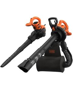 Електричний садовий пилосос BLACK+DECKER BEBLV290 для листя, фото  | SNABZHENIE.com.ua