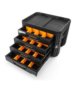 Ящик для инструментов TOUGHBUILT TB-B1-D-74 StackTech большой с 4 выдвижными ящиками, фото  | SNABZHENIE.com.ua
