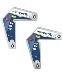 Магнітні куточки для зварювання 9кг 197х112х18 мм 2шт HOEGERT HT3B665, фото  | SNABZHENIE.com.ua