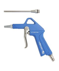 Пистолет для продувки HOEGERT HT4R750 с коротким и длинным соплом, фото  | SNABZHENIE.com.ua