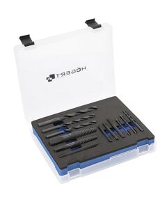 Набір екстракторів та свердел для зламаних шпильок 12 шт HOEGERT HT8G400, фото  | SNABZHENIE.com.ua