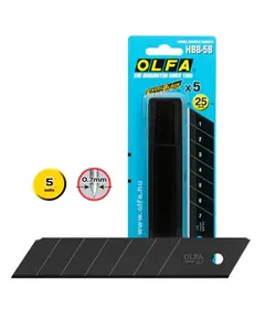 Сегментные лезвия 25мм Olfa 5шт HBB-5B (OF-HBB-5B), фото  | SNABZHENIE.com.ua