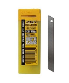 Сегментные лезвия 9мм OLFA AB-10S нержавеющая сталь 10 шт. (OF-AB-10), фото  | SNABZHENIE.com.ua