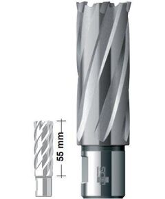 Твердосплавное корончатое сверло 54x55 мм Carbide ТСТ (HM) Weldon19 BDS Maschinen HKL 054, фото  | SNABZHENIE.com.ua