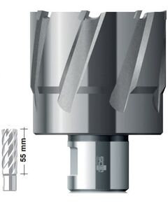 Твердосплавне корончате свердло 66x55 мм Carbide ТСТ (HM) Weldon32 BDS Maschinen HKL 066, фото  | SNABZHENIE.com.ua