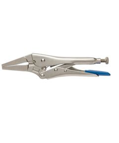 Клещи зажимные удлиненные прямые губки, 225 мм, HOEGERT HT1P384, фото  | SNABZHENIE.com.ua