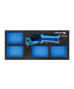 Заклепочник HOEGERT HT7G142 в ложементе EVA с местом для заклепок, фото  | SNABZHENIE.com.ua