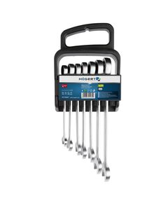 Набор рожково-накидных ключей с трещоткой, 7 шт., 10-19 мм, CrV 6140, фото  | SNABZHENIE.com.ua