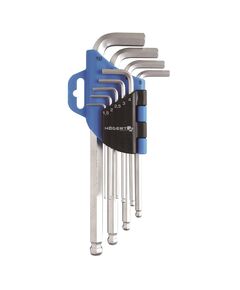 Набор Г-образных ключей с шаровым наконечником 1,5-10 мм, 9 шт. CrV, фото  | SNABZHENIE.com.ua