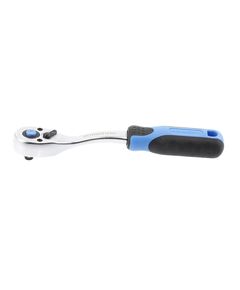 Изогнутая трещотка с кнопкой 1/4" и 72 зубца HOEGERT HT1R324, фото  | SNABZHENIE.com.ua