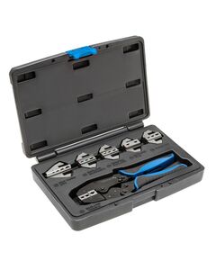 Набір для обтискання клем 6 шт HOEGERT HT1P176, фото  | SNABZHENIE.com.ua