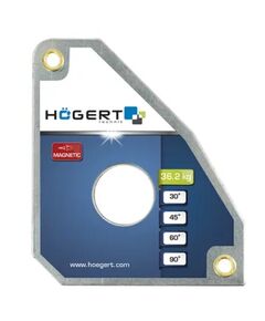 Магнитный угольник для сварки HOEGERT, усилие 36,2 кг, 198x123x25 мм, фото  | SNABZHENIE.com.ua