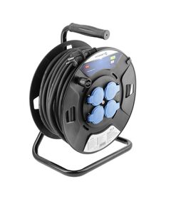 Удлинитель барабанный 30м с резиновой изоляцией, сечение 2,5 HOEGERT, фото  | SNABZHENIE.com.ua