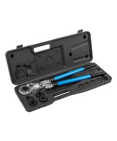 Прес-кліщі для труб PEX, 4 матриці HOEGERT HT1P645, фото  | SNABZHENIE.com.ua