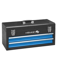 Ящик металевий для інструментів з 2 шухлядами HOEGERT HT7G074, фото  | SNABZHENIE.com.ua