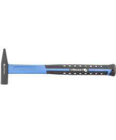 Молоток слесарный 1000 г с рукояткой из стекловолокна HOEGERT HT3B029, фото  | SNABZHENIE.com.ua