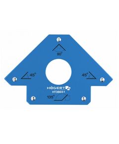 Магнитный угольник для сварки 22,5 кг, 155x102x18 мм HOEGERT, фото  | SNABZHENIE.com.ua
