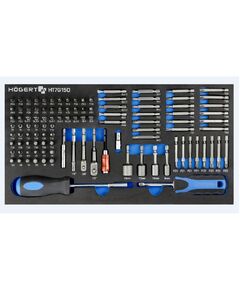 Набір викруток, біт та адаптерів 107 шт. у ложементі EVA HOEGERT HT7G150, фото  | SNABZHENIE.com.ua