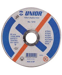 UNIOR Круг ріжучий по нержавіючій сталі, фото  | SNABZHENIE.com.ua