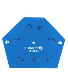 Магнітний кутник для зварювання 11,5 кг 100х69х16 мм HOEGERT HT3B657, фото  | SNABZHENIE.com.ua