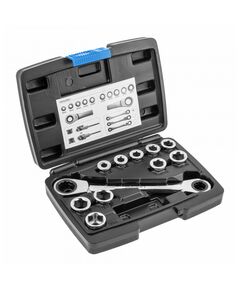 Накидной ключ с трещоткой и 11 насадками HOEGERT HT1R490, фото  | SNABZHENIE.com.ua