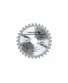 Диск пильный по дереву 160x48T, 30 мм, Mn65 HOEGERT HT6D775, фото  | SNABZHENIE.com.ua