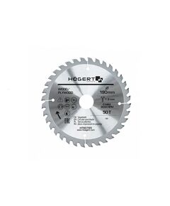 Пильный диск по дереву 190x50Tx30, Mn65, HOEGERT HT6D785, фото  | SNABZHENIE.com.ua