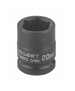 Головка торцевая ударная 1/2, 20 мм, CrMo, DIN 3121, HOEGERT HT4R070, фото  | SNABZHENIE.com.ua