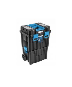 Скринька для інструментів трисекційна на 2-х колесах HOEGERT HT7G081, фото  | SNABZHENIE.com.ua