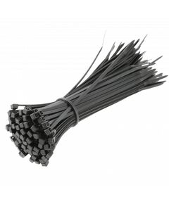 Стяжки нейлонові 2,5 x 140 мм, 100 шт., чорні HOEGERT HT2C701, фото  | SNABZHENIE.com.ua
