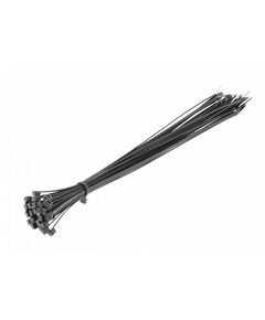 Стяжки нейлонові 3,6 x 300 мм, 25 шт., чорні HOEGERT HT2C707, фото  | SNABZHENIE.com.ua