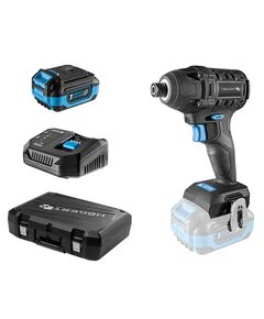 HOEGERT Набор Аккумуляторный бесщеточный ударный импульсный шуруповёрт&nbsp; 200 Нм 18В + аккумулятор 4Ач + ЗУ, фото  | SNABZHENIE.com.ua