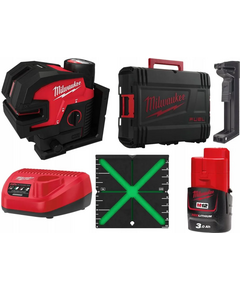 Акумуляторний лазерний нивелір M12 CLL4P-301C, 4-точковий, зелений, фото  | SNABZHENIE.com.ua