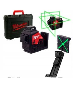 Акумуляторний лазерний нивелір Milwaukee M12 3PL-0C, зелений промінь, фото  | SNABZHENIE.com.ua