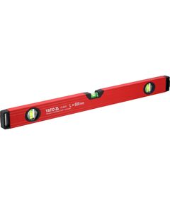 Рівень алюмінієвий YATO L= 60 см. 3 капсули; корпус з ребристим профілем [40], фото  | SNABZHENIE.com.ua