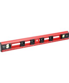 Рівень для електриків YATO: L=50см. 2 капсули в ABS, алюмінієвому корпусі з міліметровою шкалою [10], фото  | SNABZHENIE.com.ua