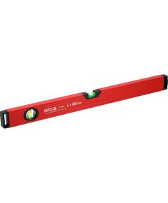 Рівень алюмінієвий YATO L= 60 см. 2 капсули; корпус з ребристим профілем [40], фото  | SNABZHENIE.com.ua