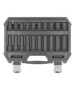 Набір головок ударних торцевих YATO з квадратом 1/2", M10- M19 мм короткі і довгі, 20 Од. [5], фото  | SNABZHENIE.com.ua