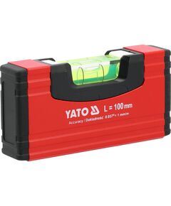 Рівень кишеньковий з магнітним корпусом YATO: L= 100 мм. 1 капсула [8/96], фото  | SNABZHENIE.com.ua