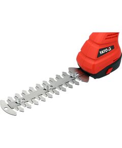 Кущоріз до живоплоту і трави акумул YATO Li-Ion 18В, леза до живопл l=18см, до трави w=92мм БЕЗ АКУМ, фото  | SNABZHENIE.com.ua