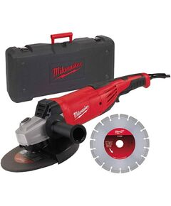 Углошліфувальна машина MILWAUKEE 230 мм AG22-230DMS-DSET з диском, фото  | SNABZHENIE.com.ua