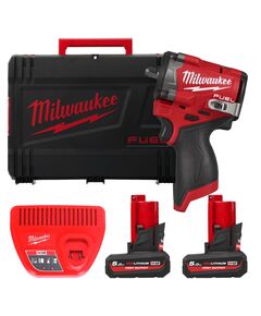 Гайковерт акумуляторний 3/8'' MILWAUKEE з кільцем M12 FCIWF38G3-502X, 745Нм (ЗУ, 2 ак.Х5Ач, HDкейс), фото  | SNABZHENIE.com.ua