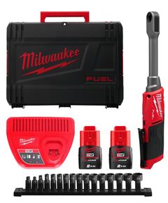 Гайковерт-трещотка кутовий акумуляторний Hex 14.4мм MILWAUKEE, M12 FPTR-202X, 81Нм, фото  | SNABZHENIE.com.ua